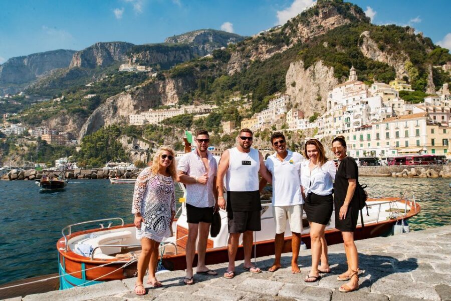 From Sorrento: Small-Group Amalfi Coast Boat Tour - Swim stop timing and what to pack so water time is fun, not stressful