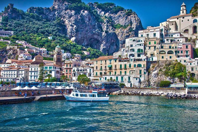 Full-Day Amalfi Coast Small-Group Tour with Optional Boat Ride - Amalfi Town: Old Maritime Power in Whitewashed Hillside Light