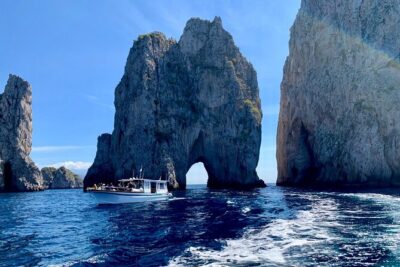 Full Day Capri Island Cruise from Praiano, Positano or Amalfi - The Coastal Loop: White Grotto, Villa Malaparte, And Faraglioni
