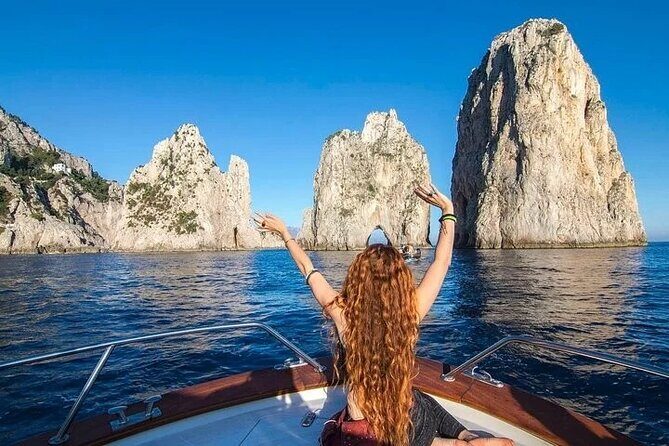 Full Day Private Boat Tour to Capri from Positano - Marina Piccola and the inland 3-hour break