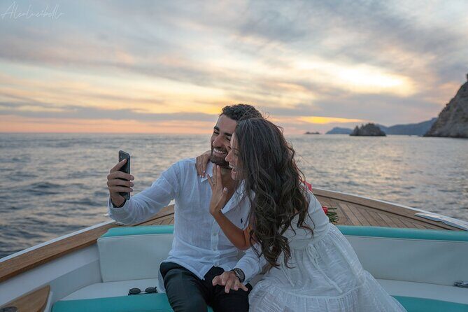 He said yes! Marriage Proposal at Sunset - Add-ons that cost extra: flowers, cake, hats, and photographers