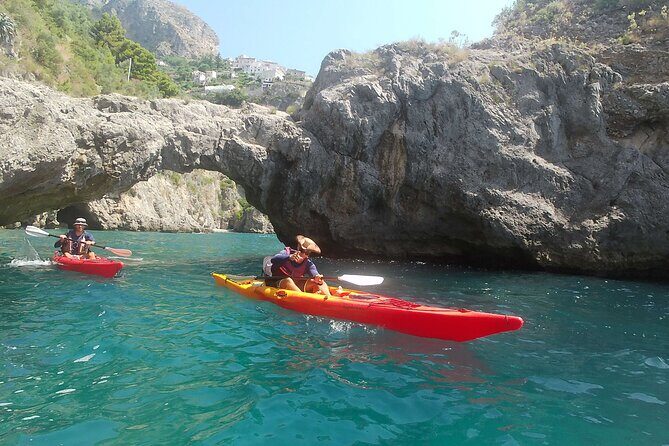 Maiori: Kayaking & Snorkeling tour along the Amalfi Coast - Paddling From Maiori Toward Atrani: Lemon Groves and Cliff Edges