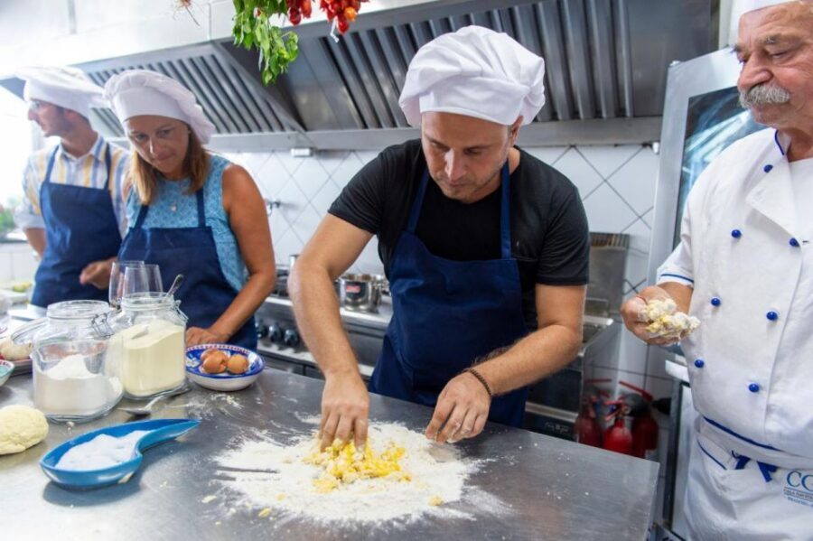 Pasta & Tiramisù: Cook, Lunch & Beach Day in Amalfi Coast! - Lunch with Sea Views: Tasting What You Made (Plus Local Favorites)