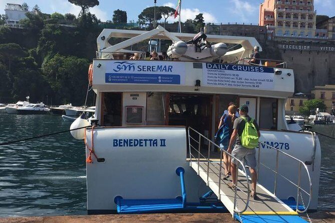 Positano & Amalfi Day Cruise From Sorrento, Seiano or C.Stabia - Boat comfort, crew, and stormy-day performance