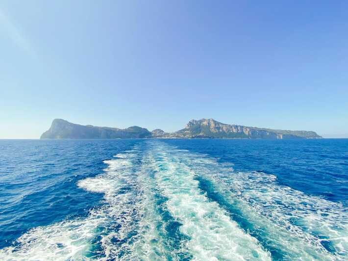 Positano: Capri and Blue Grotto Shared Boat Tour with Drinks - Key highlights at a glance
