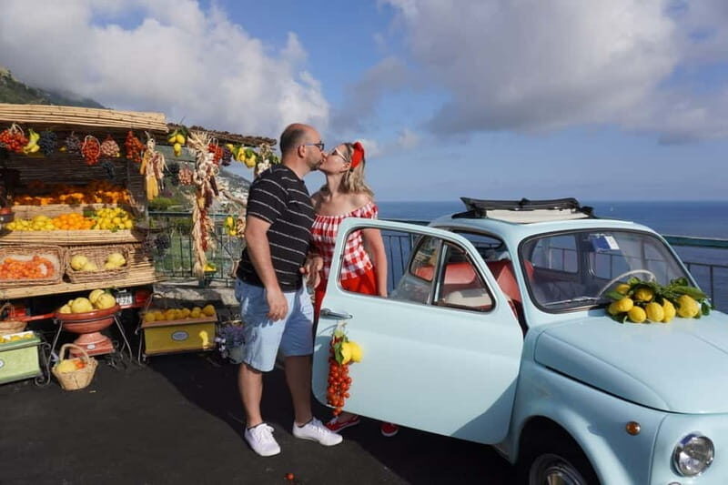 Positano/Praiano: Iconic Fiat 500 Private Amalfi Coast Tour - The photo-stop style tour: what you do at each viewpoint