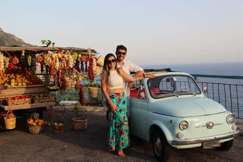 Positano/Praiano: Iconic Fiat 500 Private Amalfi Coast Tour - Pickup, ride, and drop-off: how the 2-hour flow works