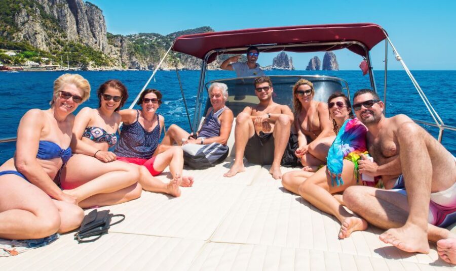 Positano: Small-Group Boat Excursion to Capri Island - Marciano Bay Pictures, Cala di Mitigliano, and the Punta della Campanella Watchtower