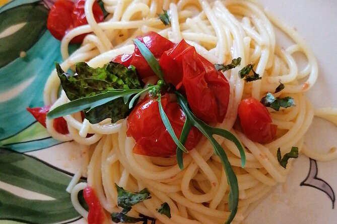 Positano Spaghetti experience - The full meal: starter, two mains, and a special surprise