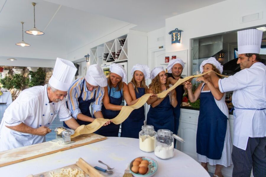 Praiano: Cooking Class with Dinner Overlooking the Sea - Getting there from Positano or Marina di Praia: boat first, then the Italian stair workout