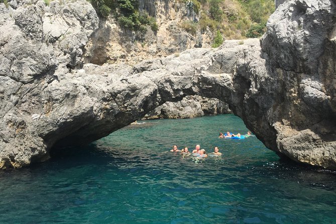 Private Amalfi Coast Boat Trip from Positano, Praiano or Amalfi - Swimming, snorkels, and the onboard drinks and snacks