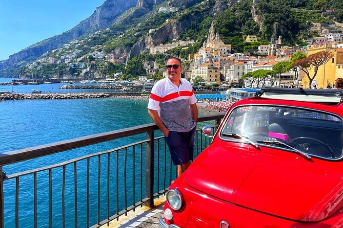 Private Amalfi Coast Vintage Fiat 500 Tour: Amalfi to Positano - Stop 1: Amalfi photo break near the waterfront