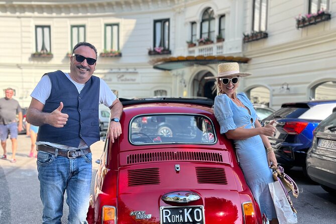 Private Amalfi Coast Vintage Fiat 500 Tour: Positano to Amalfi - Stop 1: Positano photo time with quick orientation