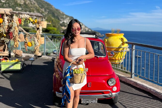 Private Amalfi Coast Vintage Fiat 500 Tour: Positano to Amalfi - Stop 2: Praiano passes by beautifully—time it for light