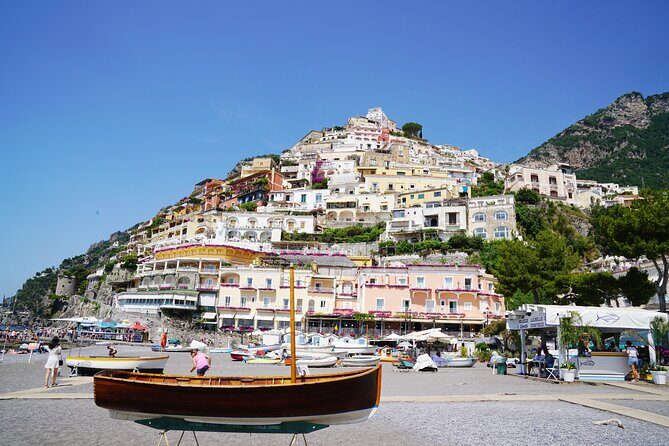 Private Tour: Positano, Amalfi & Ravello from Sorrento - Positano: church domes, steep lanes, and a short seaside pause