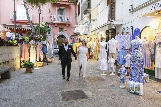 Professional photo shoot around Positano - Old-Town Streets and Shopping Stops That Actually Look Like Positano