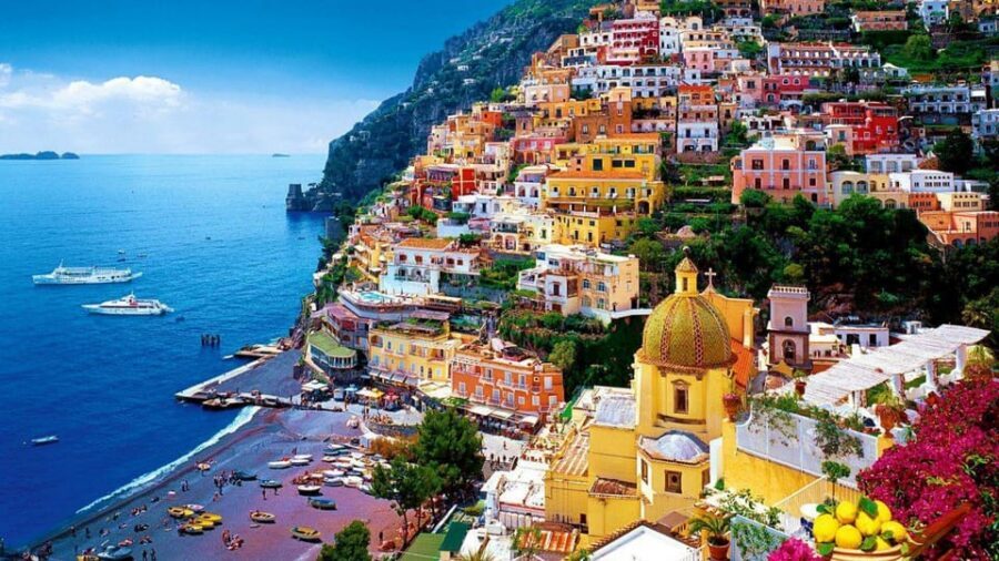 Shared Tour Sorrento, Amalfi Coast, and Pompeii from Naples - Naples cruise port pickup and the drive along the Amalfi route