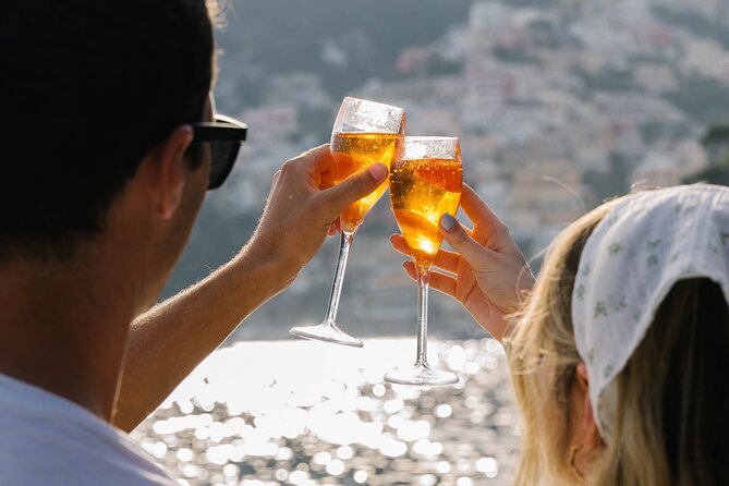 Small Group Tour in Positano by Boat at Sunset with Prosecco - Where you board: Positano Boats at Spiaggia Grande