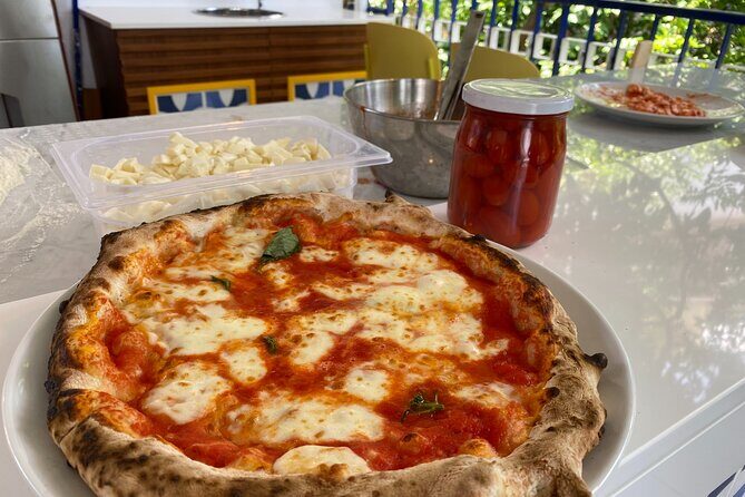 Sorrento Pizza School Activity in Italy - Neapolitan pizza technique: from dough stretch to oven success