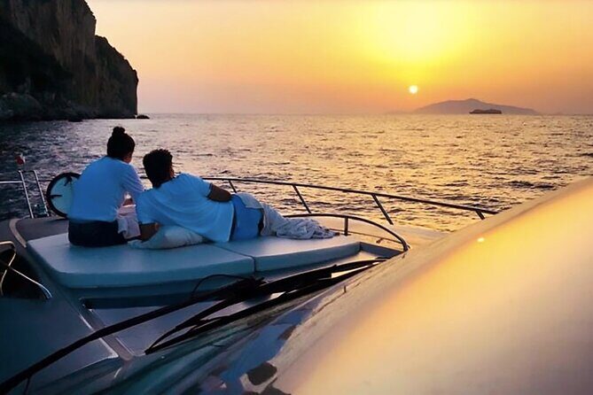 Sunset boat tour of the Amalfi Coast - Conca dei Marini to the Emerald Grotto: views plus a real swim stop