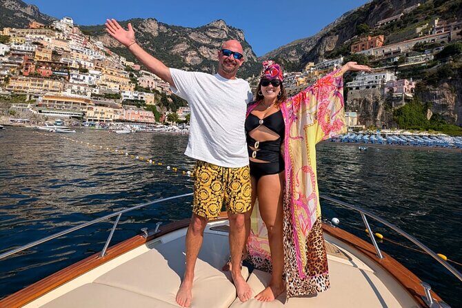 Sunset Cruise & Dinner Stop, Depart from any Amalfi Coast town! - The coast reveal: Positano to Praiano in one smooth stretch